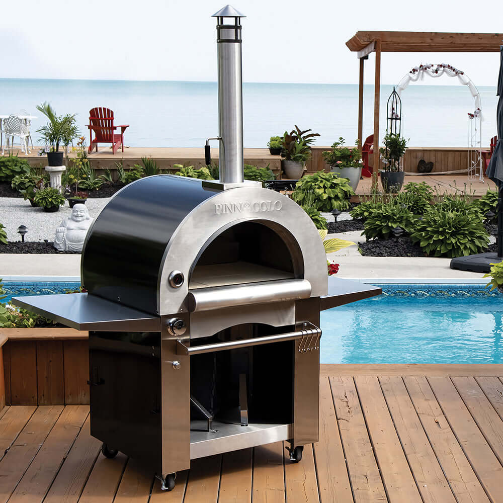 Pinnacolo Ibrido Hybrid Stainless Pizza Oven